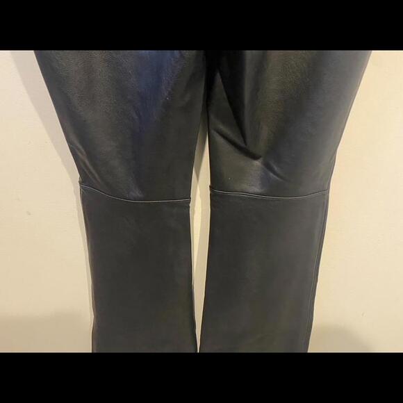 NWT SPANX Leather-Like Flare Pant- size small - Picture 6 of 9